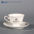 Diseño único blanco imprimible diseñar su propia taza de café de cerámica, Benz taza personalizada